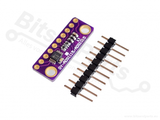 ADC ADS1115 16-Bit breakout - 4 kanaals met programmeerbare versterker